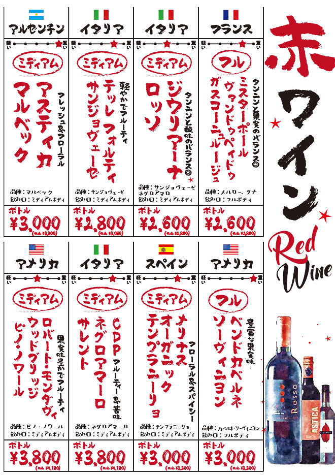 赤ワイン